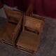 8 chairs danish dowel wood chairs, 1800s