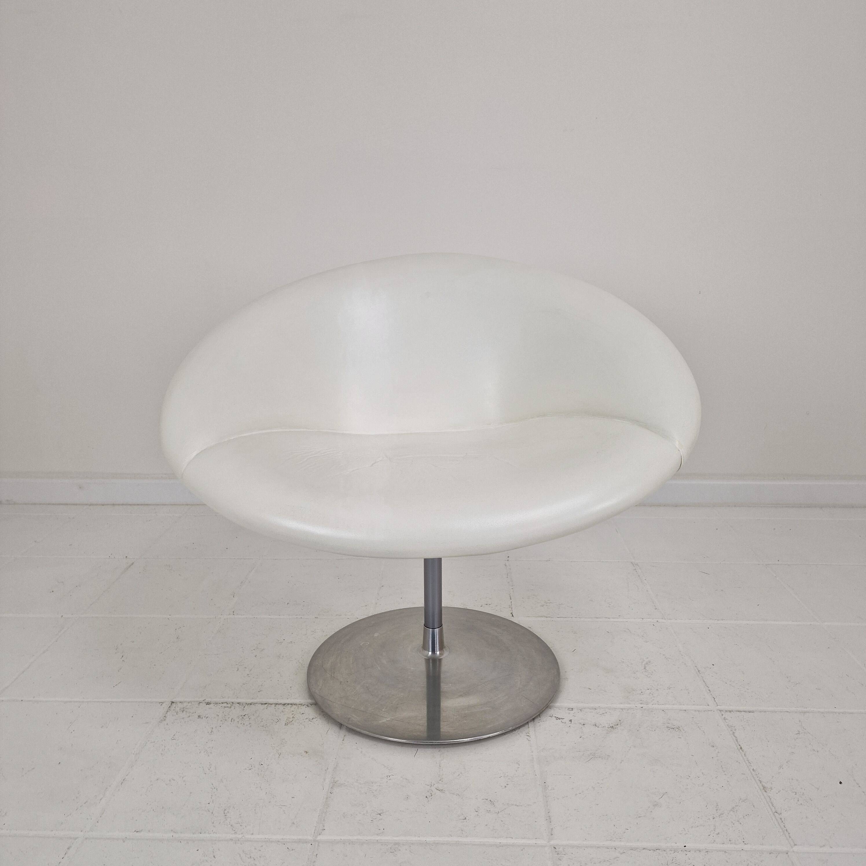 Artifort Little Globe Chair by Pierre Paulin in Leather, 1980's