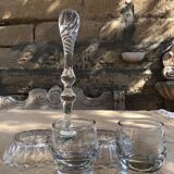 Crystal salt and pepper shaker set