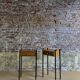 Paire de chevets mid-century modern