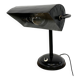 Vintage Black Bankers Desk Lamp, 1950s