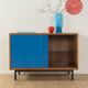 Commode bleue des années 1950