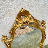 Baroque mirror in period wood