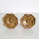 Pair of gilt bronze candlesticks signed Alfred Daubrée, Napoleon III