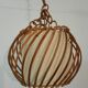 Hanging lamp wicker