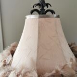 Original pineapple lamp with feathered offal