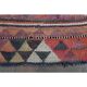 1970s Vintage Turkish Handmade Wool & Cotton Pink Runner Rug 101x318
