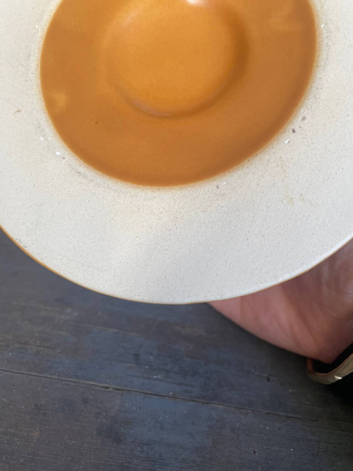 Organic candle holder