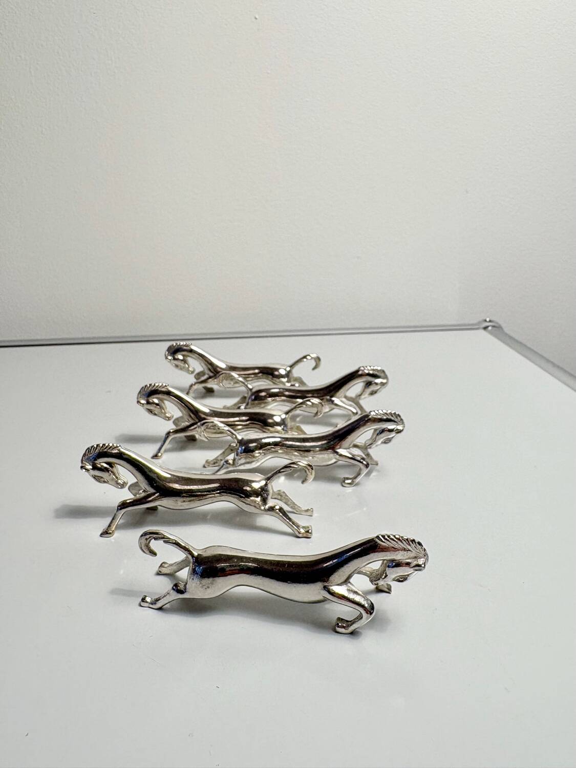 Lot de 6 porte-couteaux chevaux