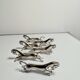 Lot de 6 porte-couteaux chevaux