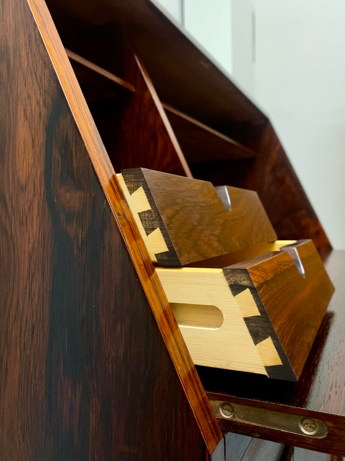 Rosewood desk, model 68 by Arne Wahl Iversen for Vinde Mobelfabrik