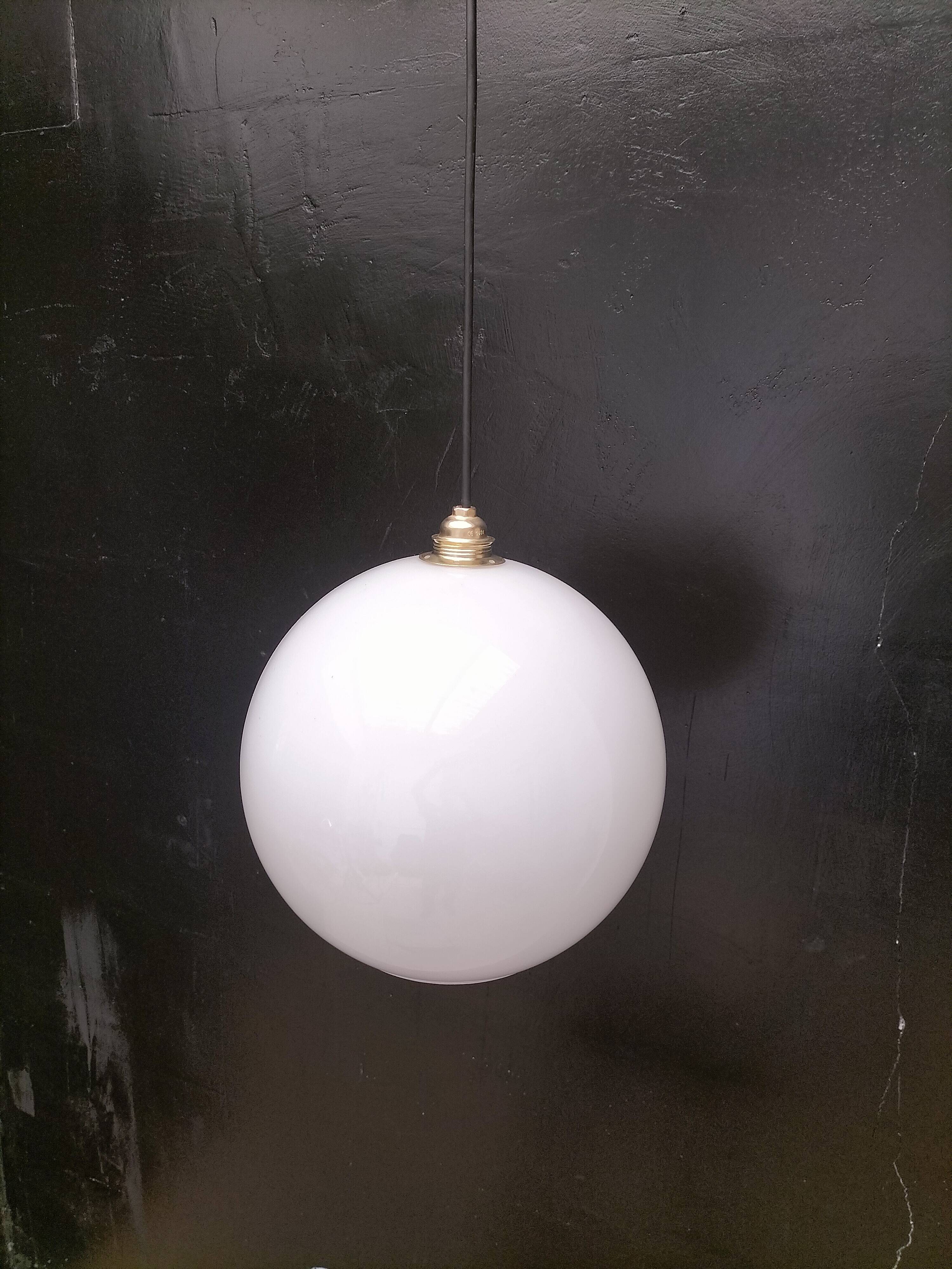 Opaline pendant light
