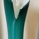 Green crystal vase, Companion of Baccarat