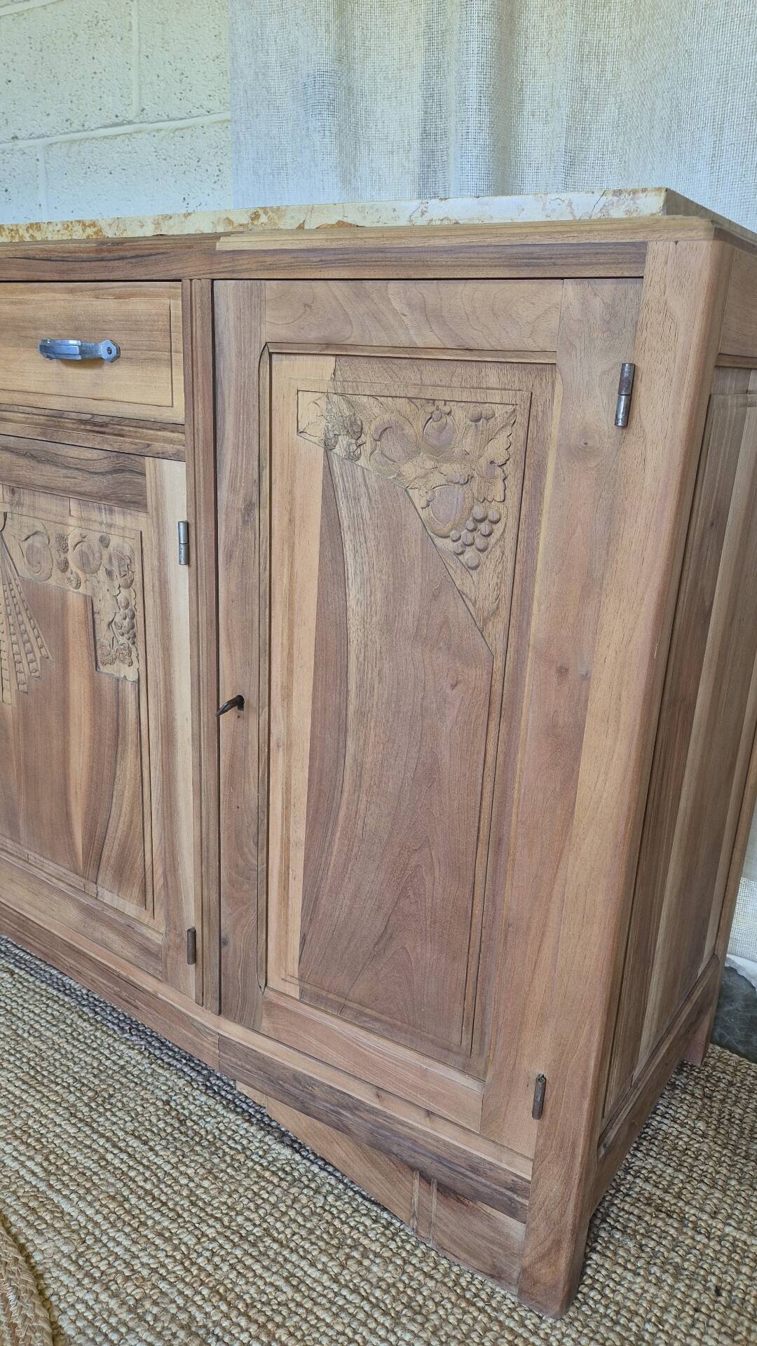 Buffet art déco noyer