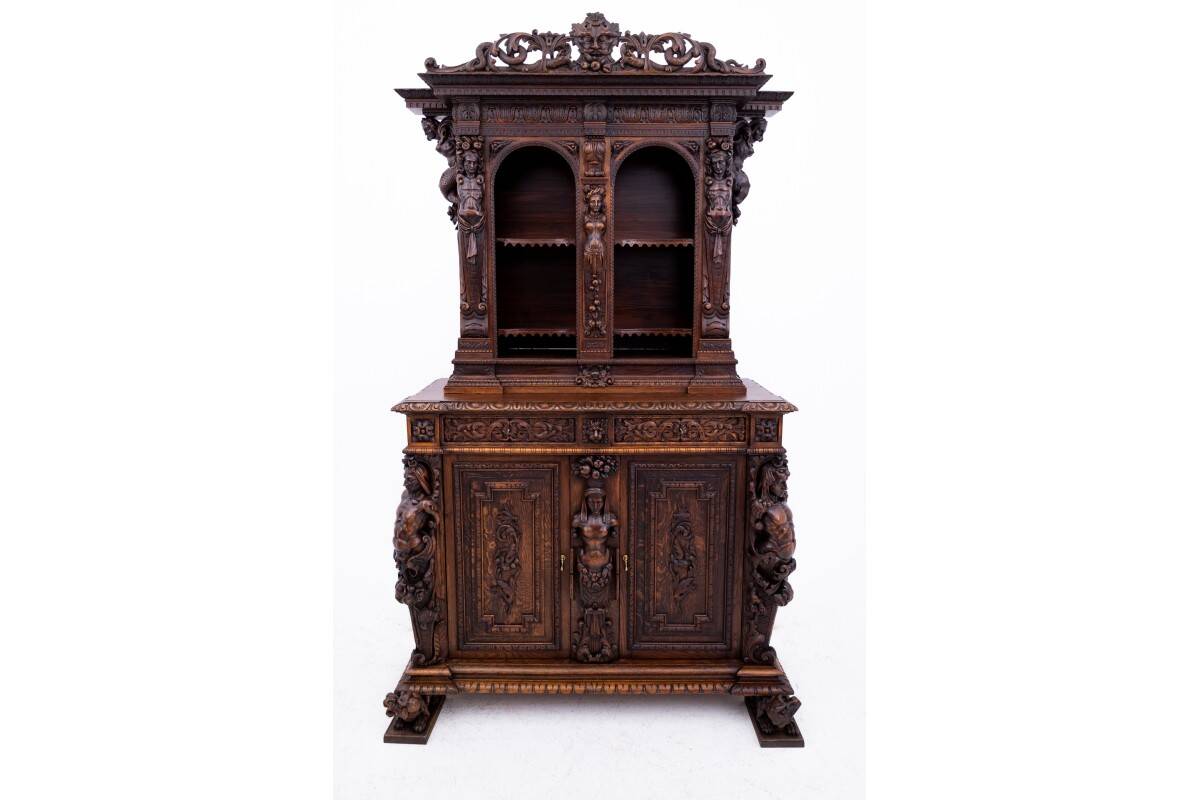 Historic cabinet, France, circa 1870.