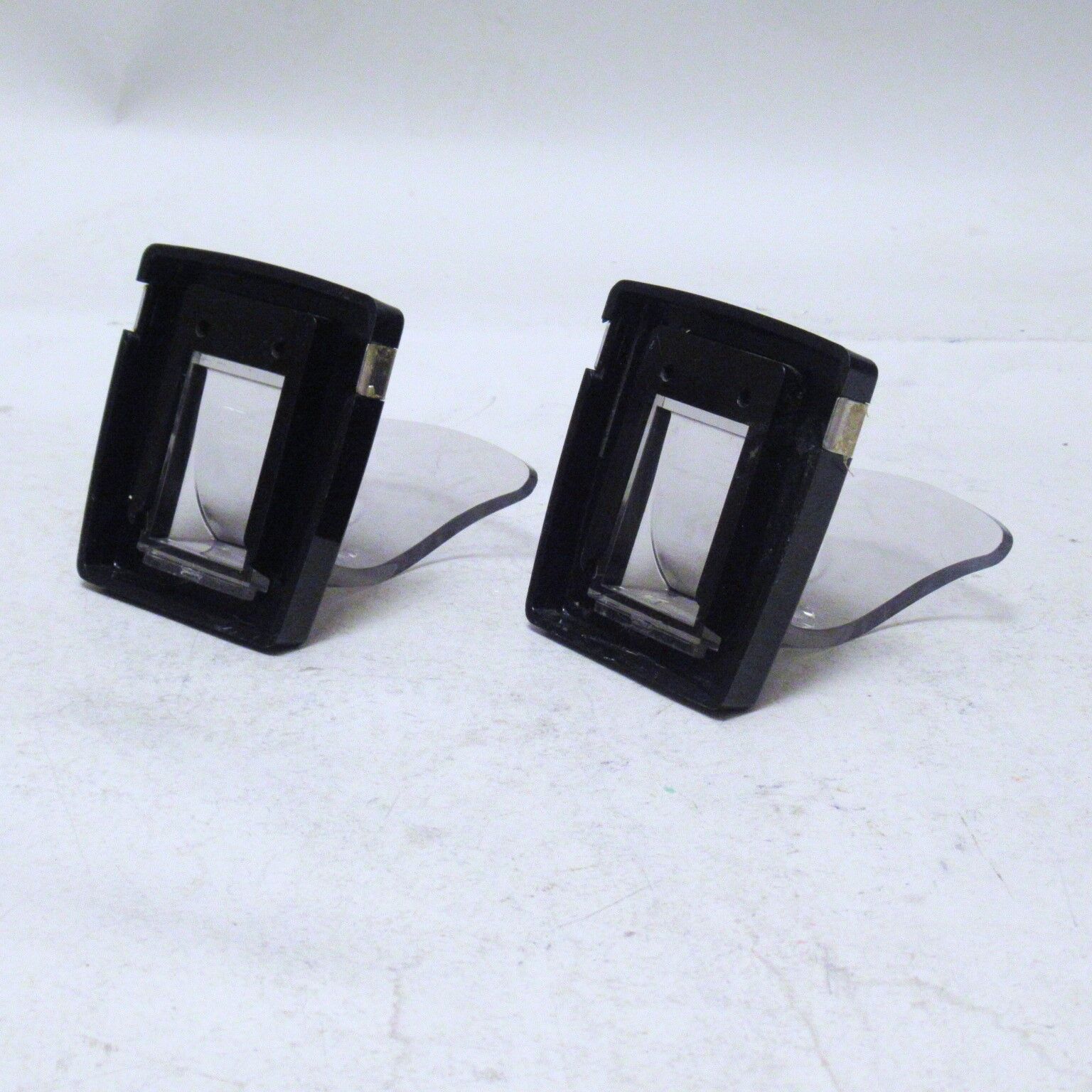 Pair of plexiglass hooks 70s