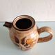 Beige pitcher in glazed ceramic from Salins vintage 60s-70s