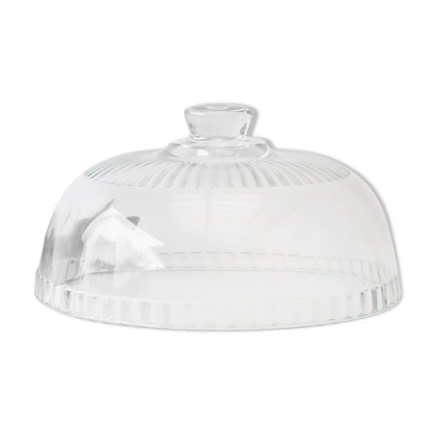 Glass cheese bell, vintage