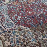 Hand-knotted rug with patterns – 232x139cm