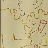 Lithograph, Long Live the Track, Jean Cocteau