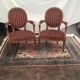 2 Louis XVI style armchairs