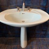 Lavabo villeroy et boch avec robinetterie, vers 1970