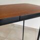 Paire de consoles hautes vintage