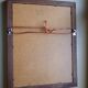 Vintage mirror with marquetry by cabinetmaker Paul Aumoine
