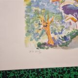 Lithograph signed Jean Claude Picot
