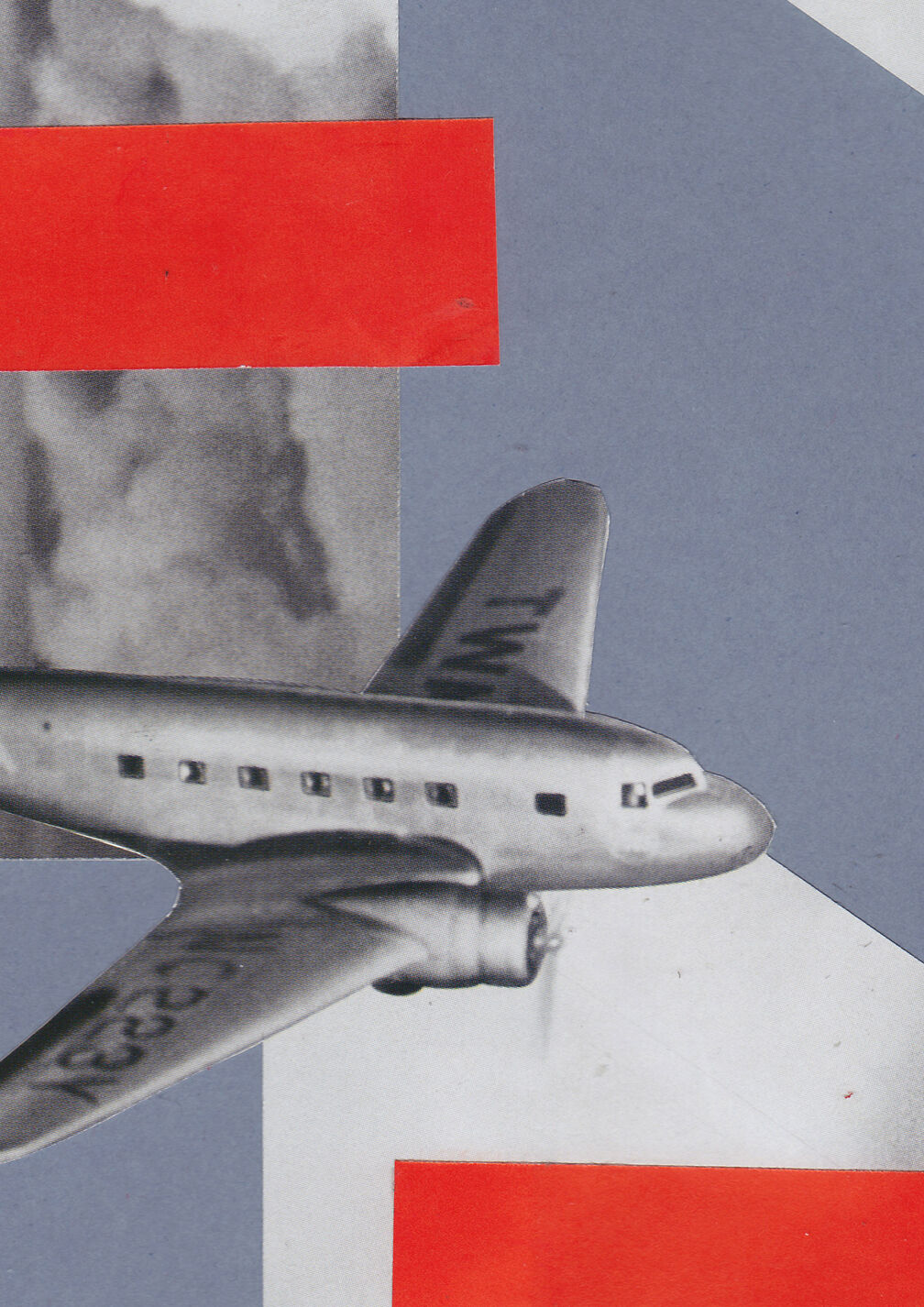 Sticking on paper Flying