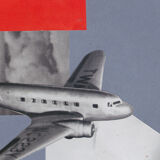 Sticking on paper Flying