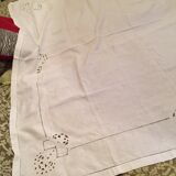 Old embroidered tablecloth
