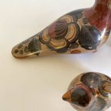 Tonala bird trio, Mexican ceramic