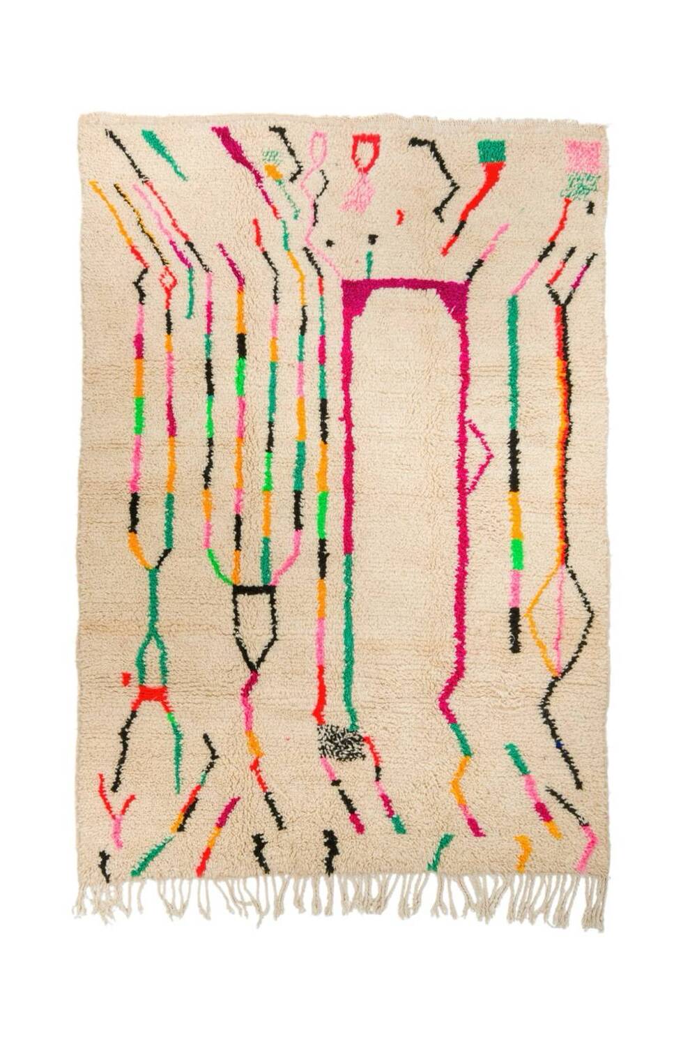 Tapis berbère azilal multicolore
