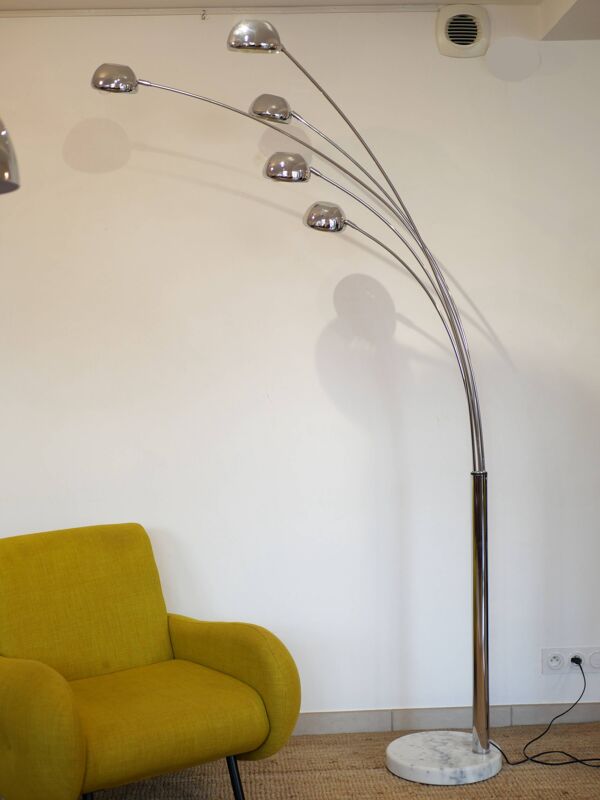 Lampadaire muguet à 5 branches