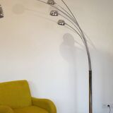 Lily of the valley floor lamp with 5 branches