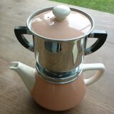 Vintage coffee maker "Salam" 4T V&B pink and beige