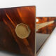 Plexiglas tortoiseshells platter in the style of Mercier, 70s