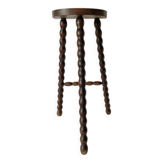 Vintage tripod high stool