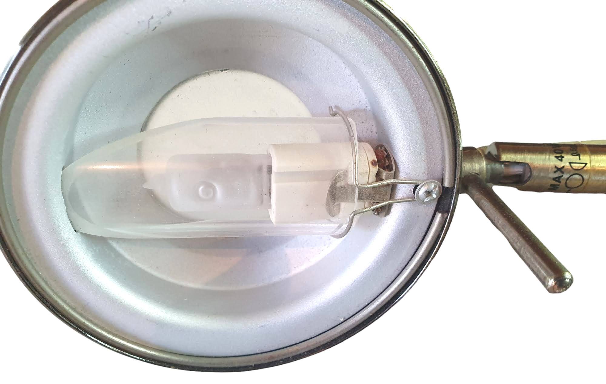 Vintage 70s wall light with dimmer