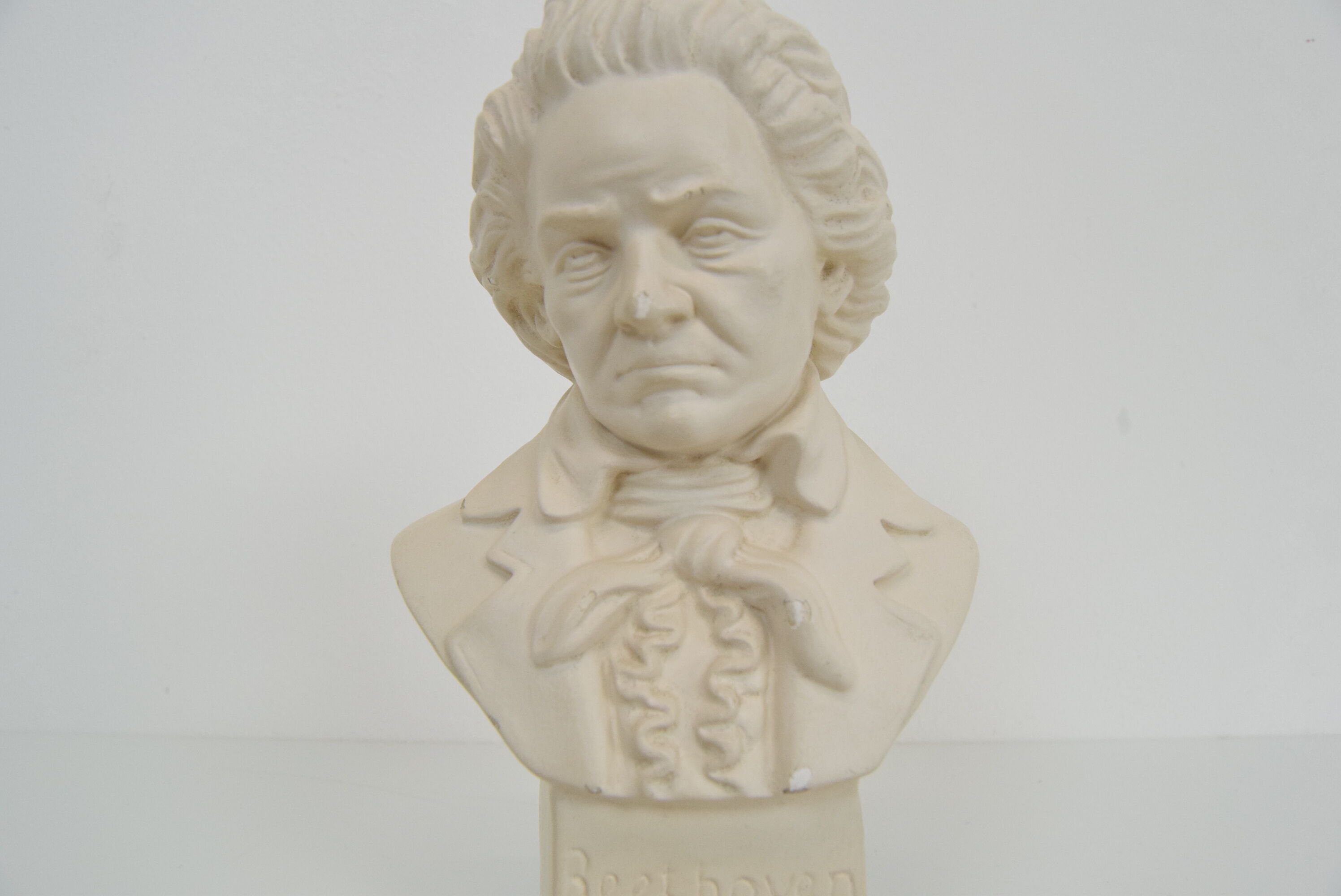 Mid-century plaster bust/sculpture of Ludwig van Beethoven,circa 1950