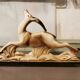 Art deco ceramic antelope