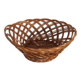 Ancien panier en osier tressé à la main (c.1920) #2