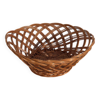 Antique hand-woven wicker basket (c.1920) #2