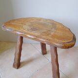 Tabouret tripode bois