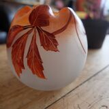 Ball vase signed Legras