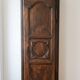 Antique wooden standing men's wardrobe