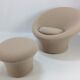 Mushroom armchair with pouf by Pierre Paulin for Artifort, Pierre Frey
