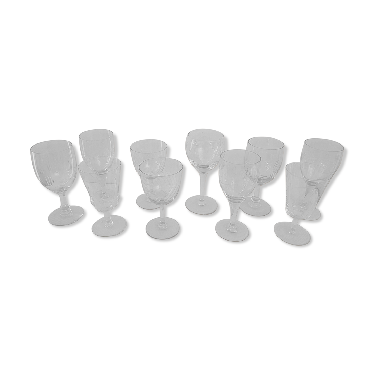 Chiseled glasses 60's