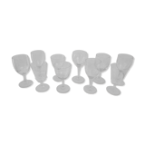 Chiseled glasses 60's